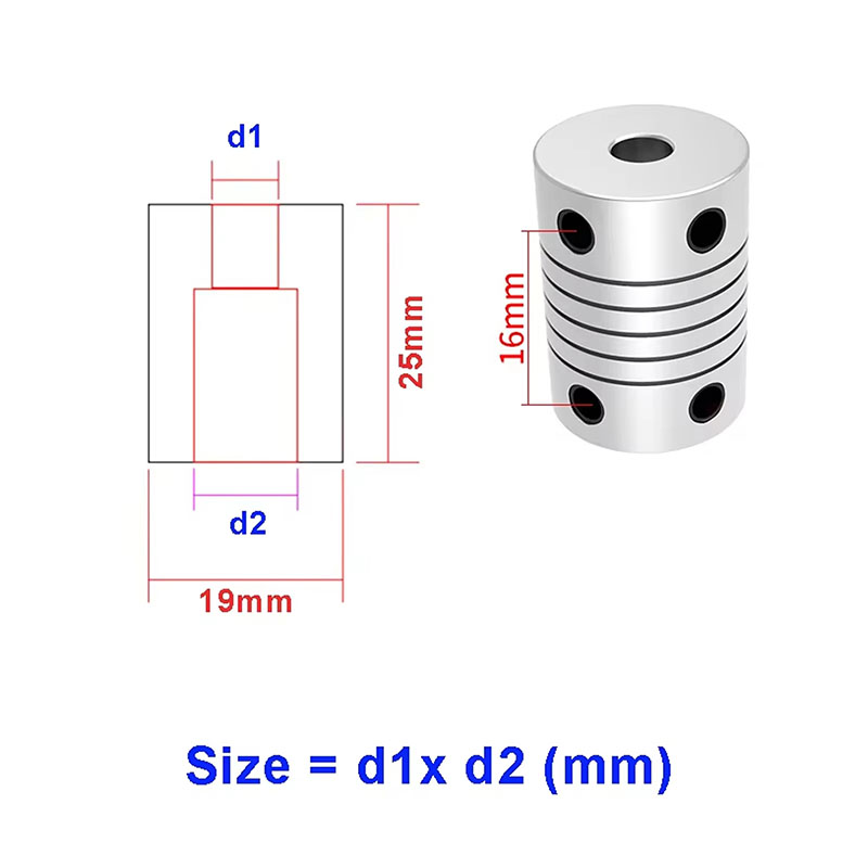 1Pcs D19*L25 3/4/5/6/7/8/10m A - 3D Printing Z Axis ulasan dan harga