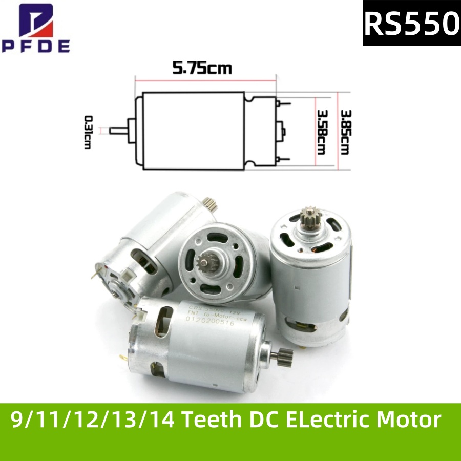 RS550 60W DC Motor 13teeth  9. - Bosch Drill Gsb 18V ulasan dan harga