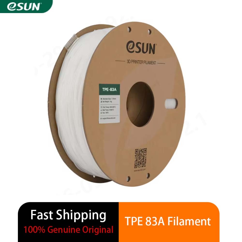 ESUN 83A Flexible TPE Filament - 3D Printing Tpe ulasan dan harga