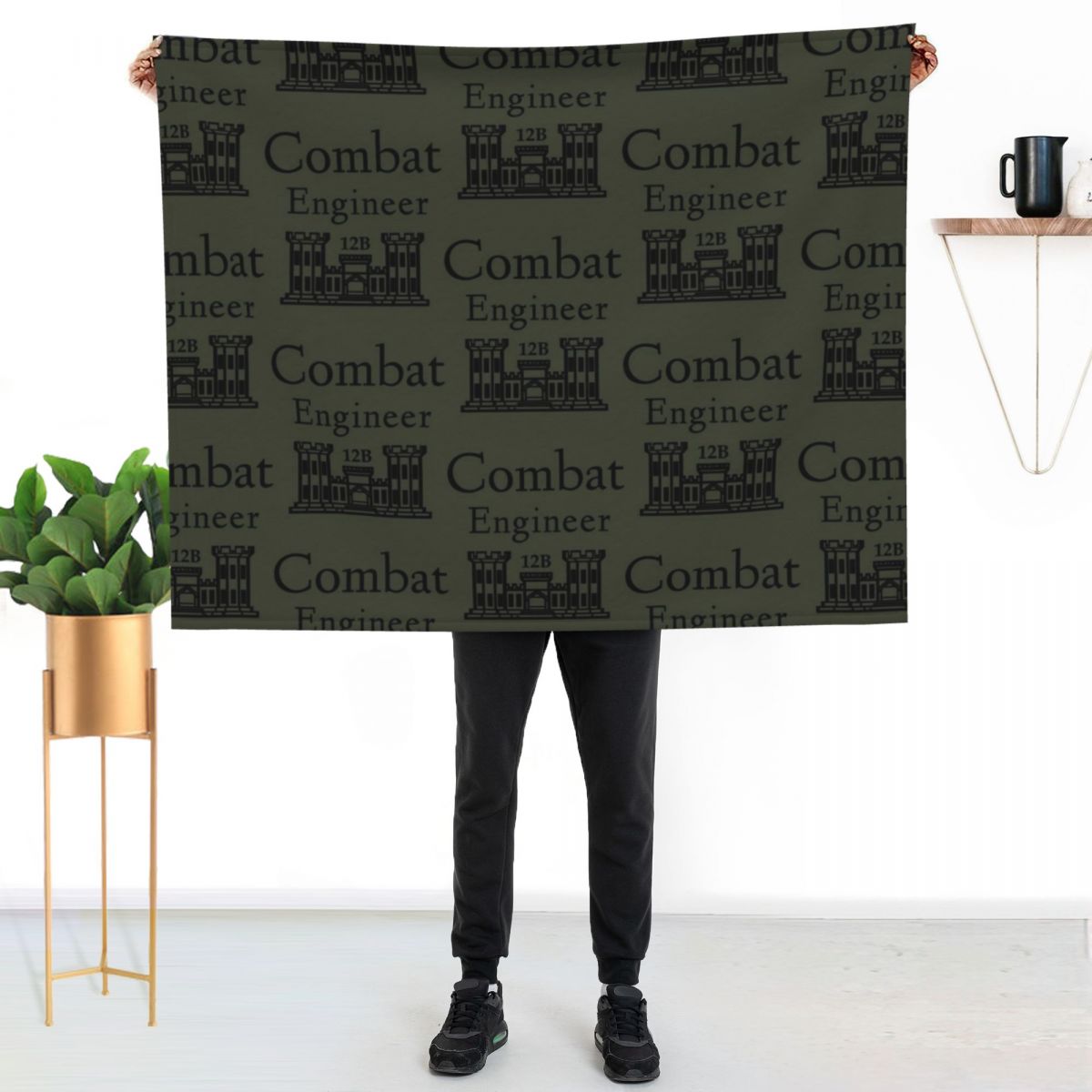 Army Combat Engineer Throw Bla - 3D Printing Engineer ulasan dan harga