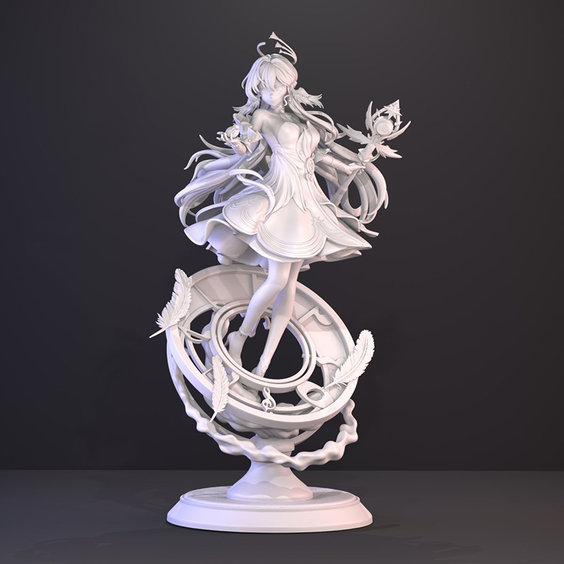 Unpainted 3D Printed Figure An - 3D Printing Figure ulasan dan harga