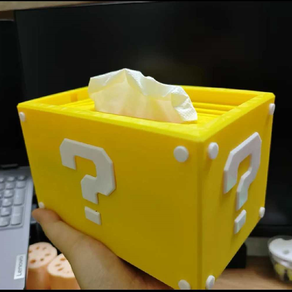 3D Printed Question Tissue Box - 3D Printing Question ulasan dan harga