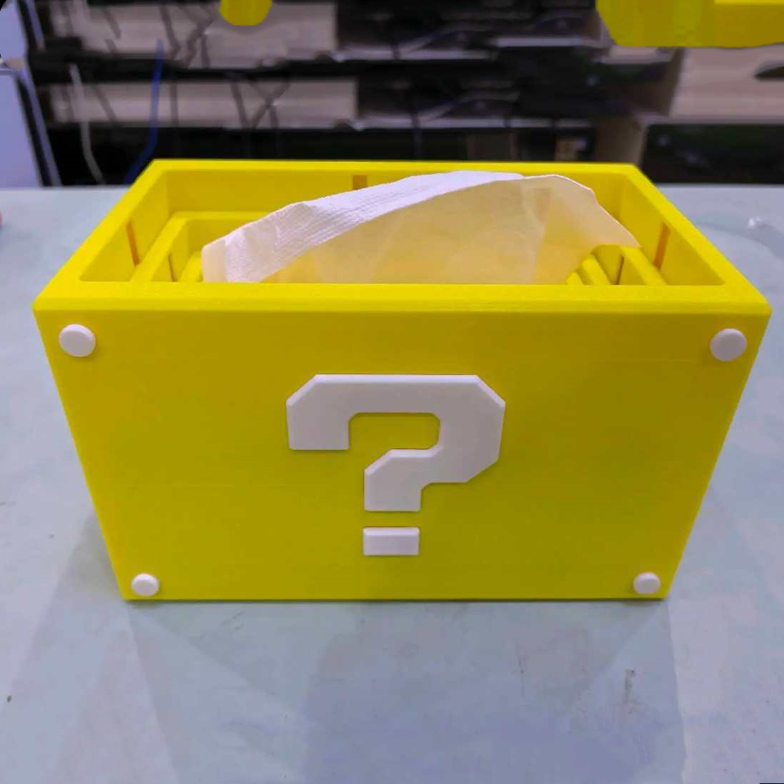 3D Printed Question Tissue Box - 3D Printing Question ulasan dan harga