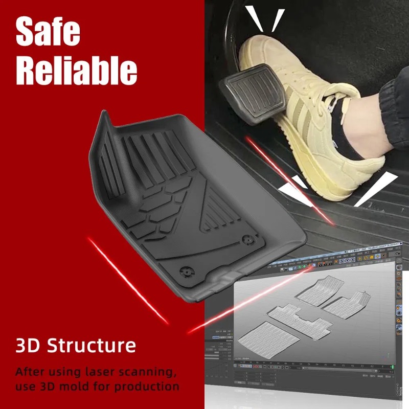 TPE 3D Fuel 5 Seats Trunk Mat  - 3D Printing Tpe ulasan dan harga